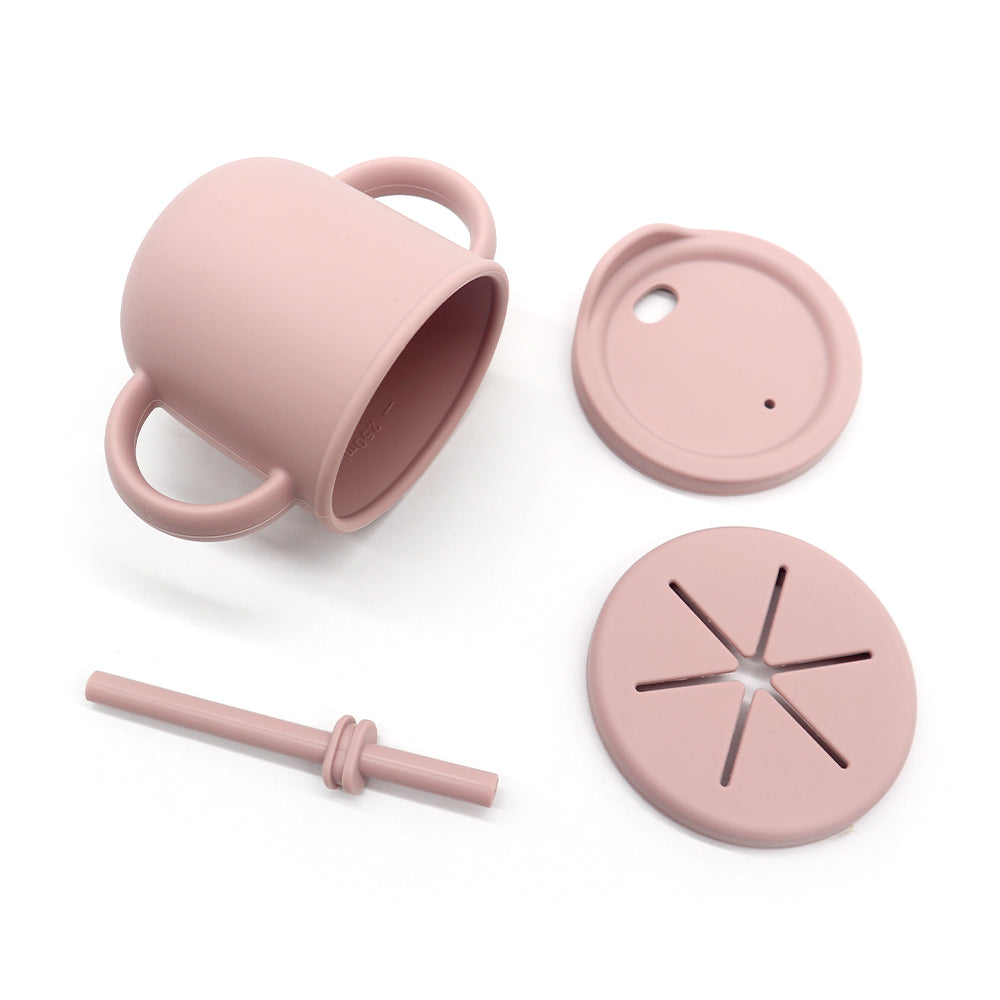 Bicchiere in silicone 4 in 1 ROSE PINK