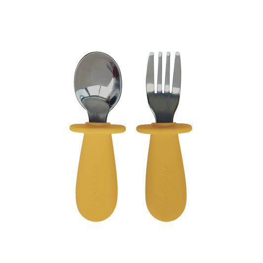 Set posate in acciaio MUSTARD