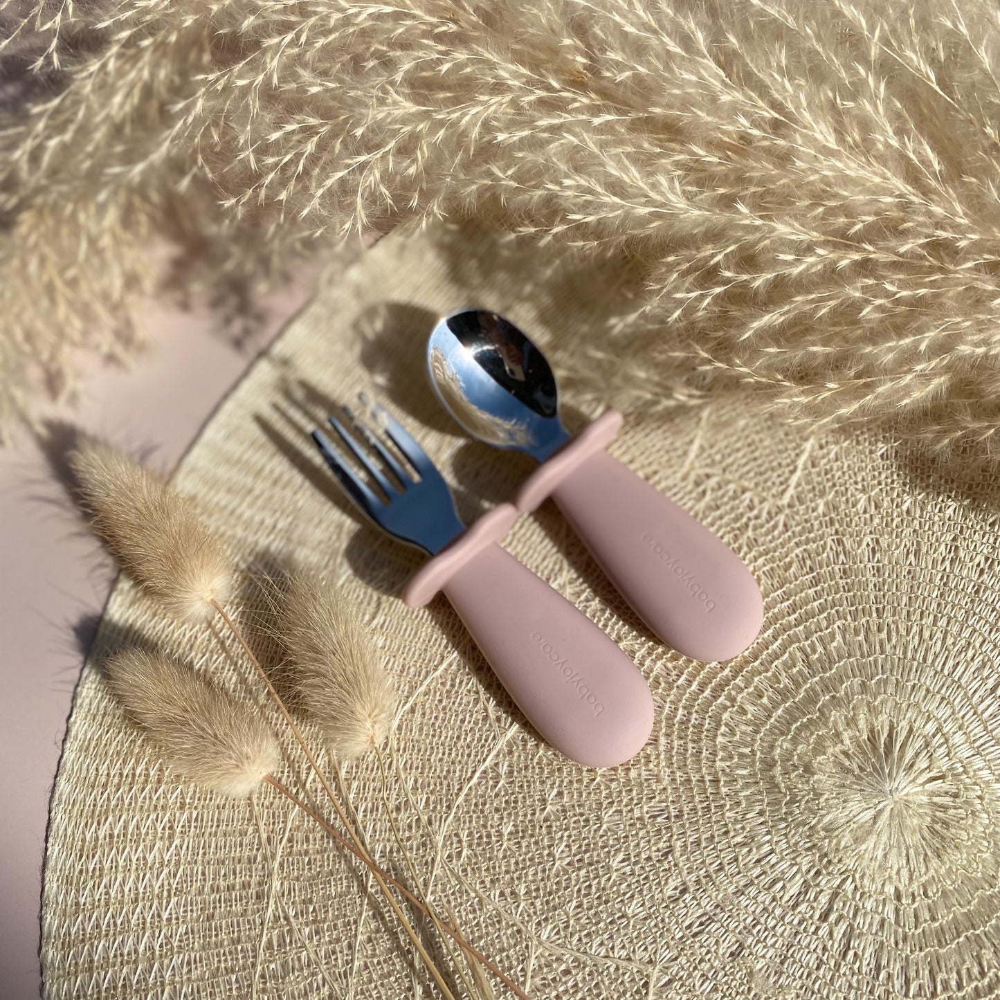 Set posate in acciao DUSTY PINK