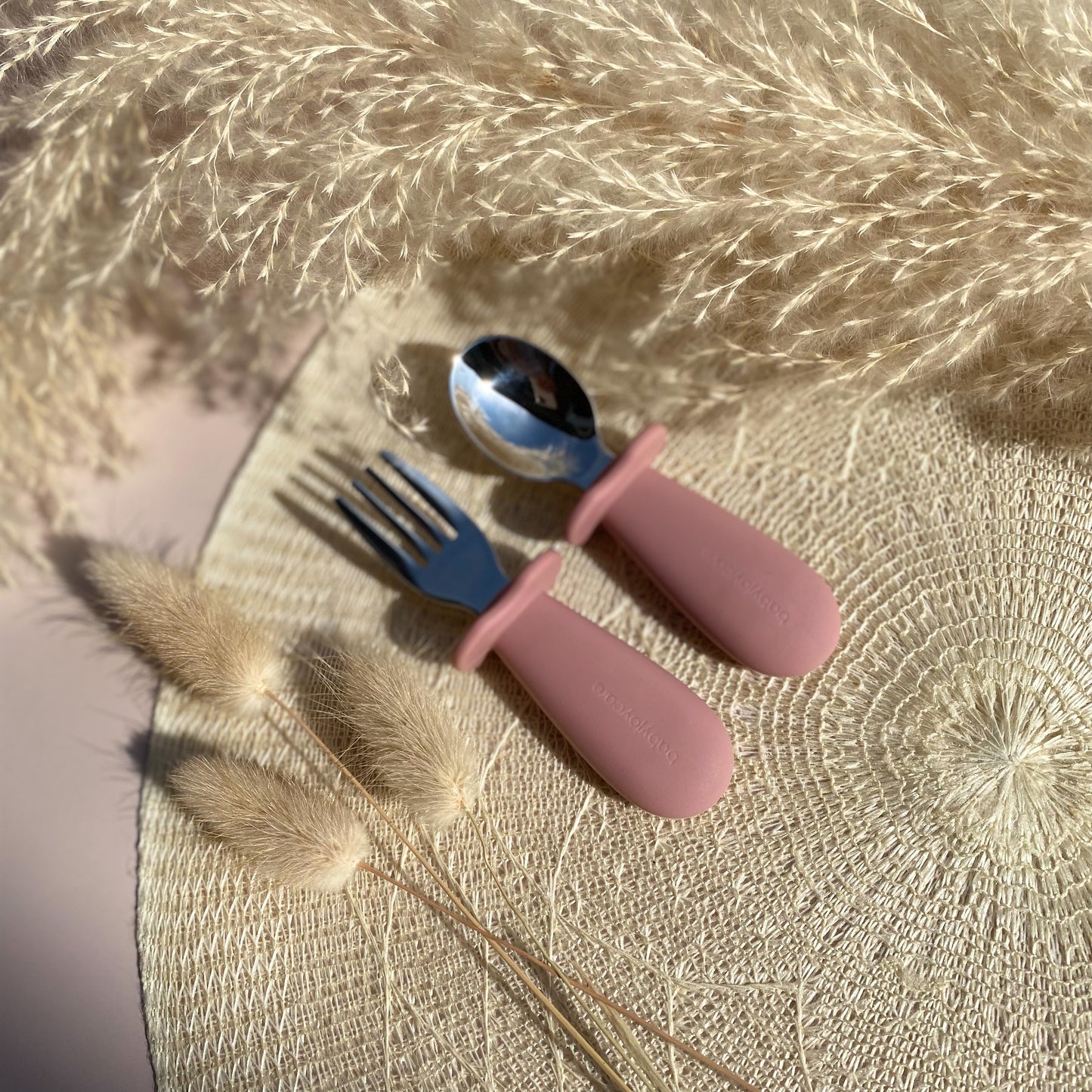 Set posate in acciaio ROSE