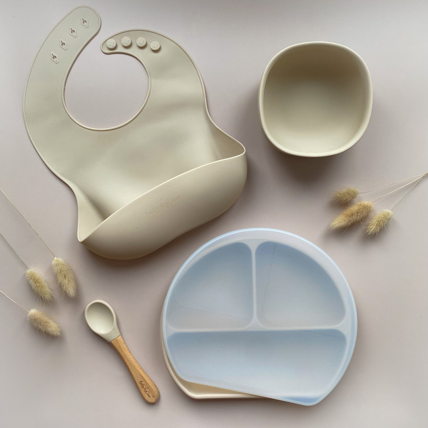 Set prima pappa DUSTY BLUE