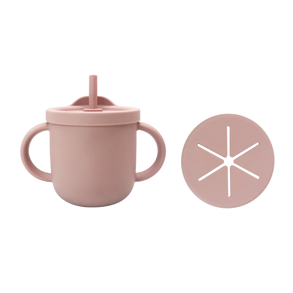 Bicchiere in silicone 4 in 1 ROSE PINK